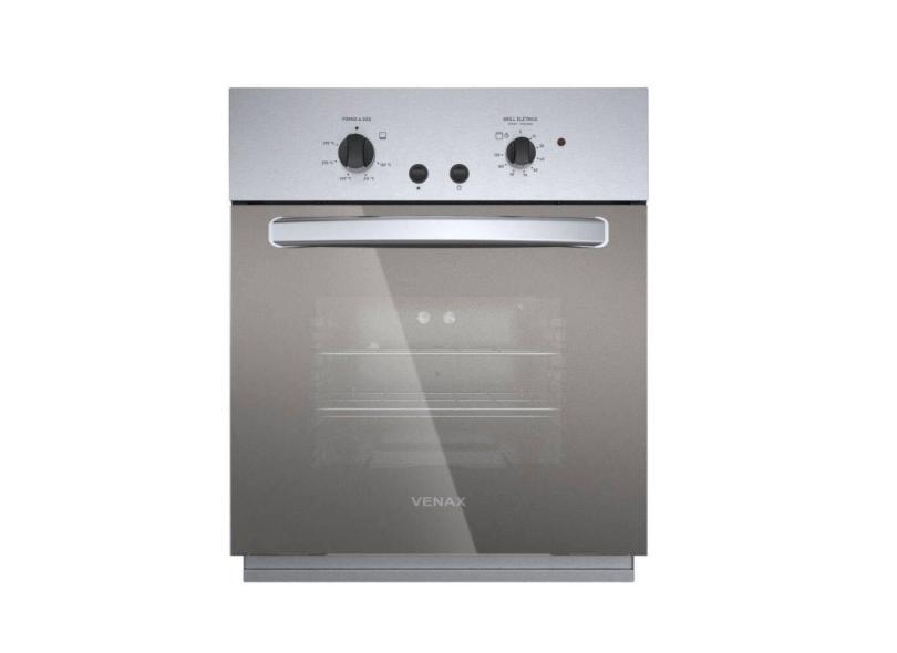 Forno de Embutir Venax à Gás 50 Litros Cristallo GIII Gás GLP Inox 110V