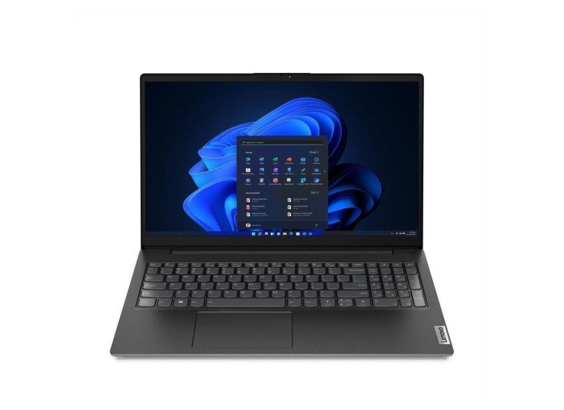 Notebook lenovo V15 Intel Core i3-1215U 4GB 256GB SSD W11 home 15.6&quot; FHD 82UM0002BR Preto