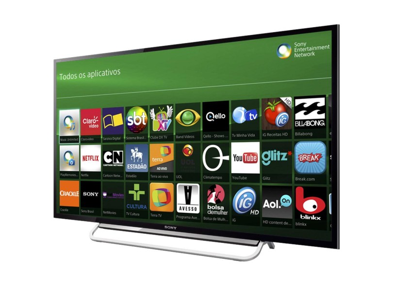 TV LED 40" Smart TV Sony Bravia Full HD 4 HDMI KDL-40W605B
