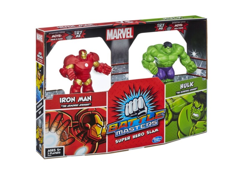 Boneco Iron Man Hulk Battle Masters A8615 - Hasbro