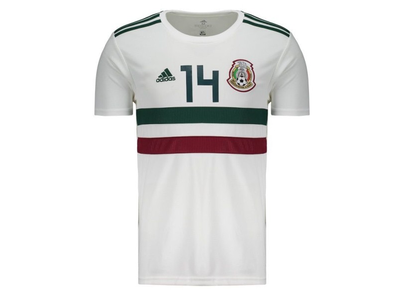 Camisa Torcedor México II 2018/19 sem Número Adidas