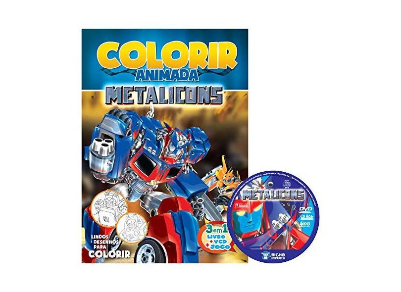 Metalicons - Colorir Animada (+ CD) - Vários Autores - 9788533925823