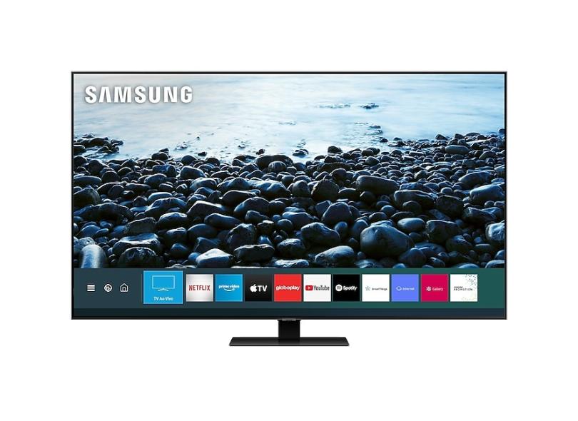 Smart TV TV QLED 55 " Samsung Q80T 4K QN55Q80TAGXZD 4 HDMI