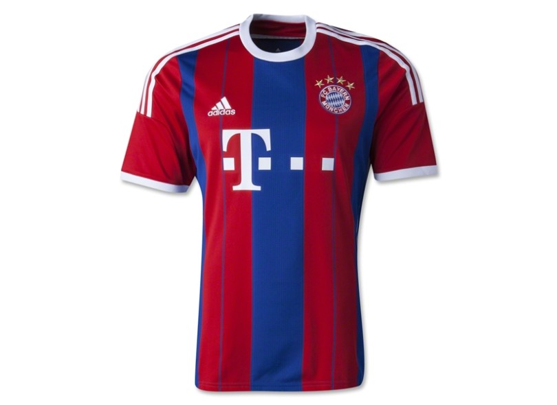 Camisa Jogo Bayern de Munique I 2014/15 sem Número Adidas