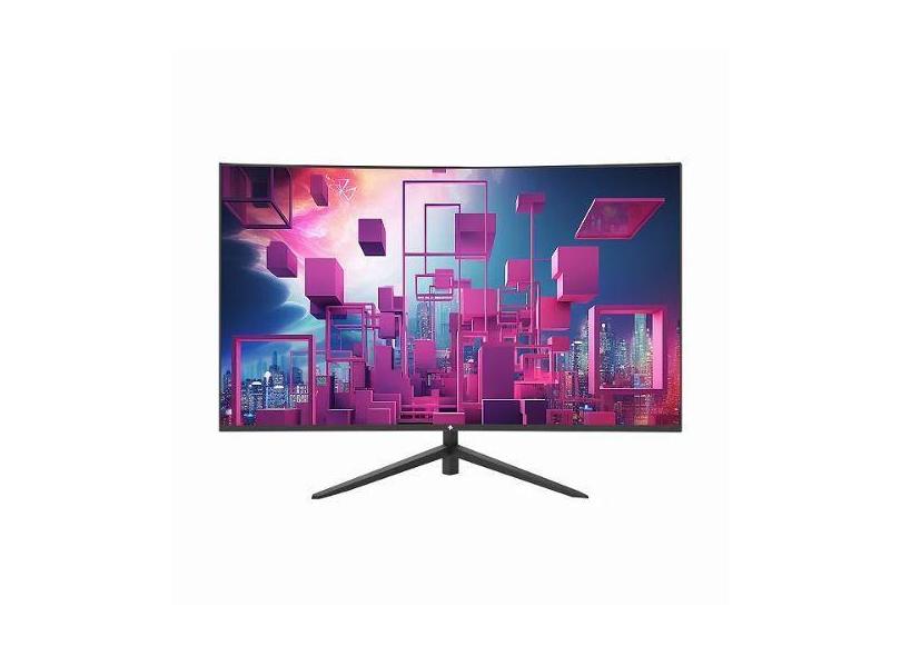 Monitor Led 31,5" Tronos Frameless Curvo Fullhd 75hz R1500 Preto