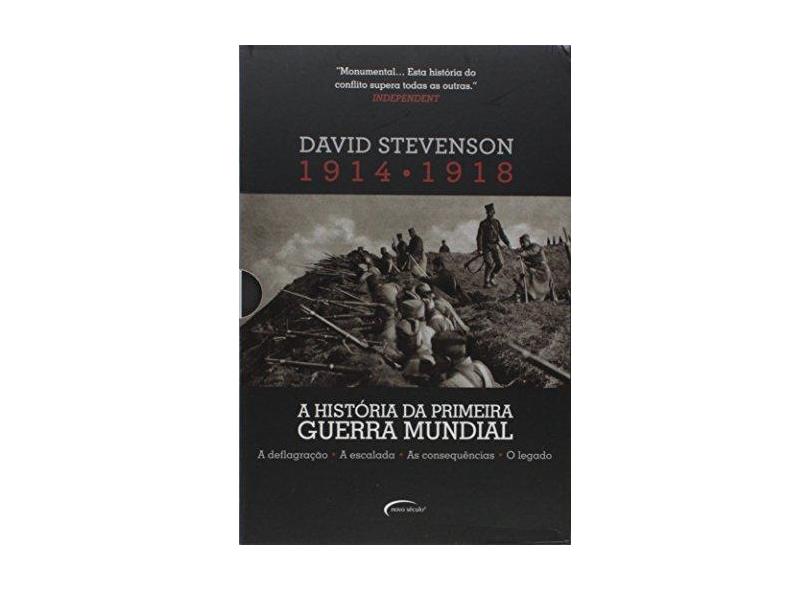 Box - A História da Primeira Guerra Mundial - 1914-1918 - 4 Volumes - Stevenson, David ; - 9788542809473