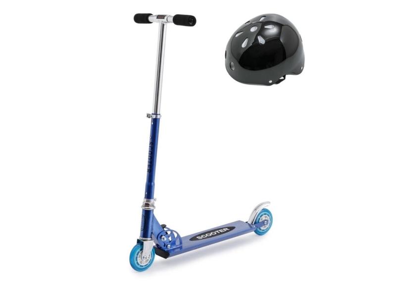 Patinete Dm Toys Radical Infantil Dobrável 40Kg + Capacete