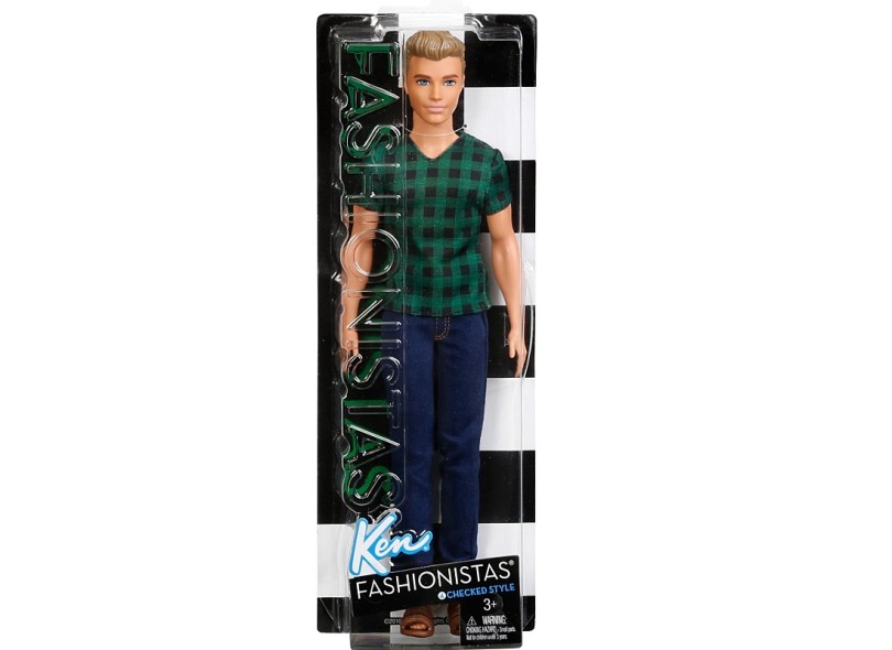 Boneca Barbie Fashionistas Ken Checked Style Mattel