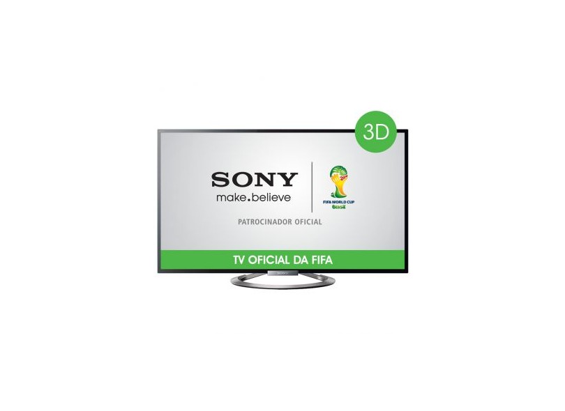 TV LED 55" Smart TV Sony Bravia 3D Full HD 4 HDMI Conversor Digital Integrado KDL-55W955A