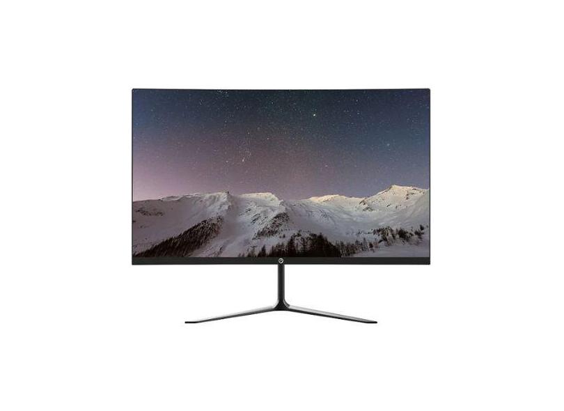 Monitor Led 23,8 Brazilpc M24wcf75 Fhd75hz Curvo R2800 Frameless Preto