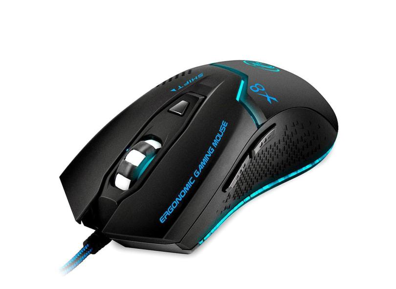 Mouse Gamer Óptico B-Max Gamer Usb 3200 Dpi X8 Leds Em Promoção é No ...