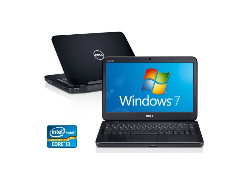 Notebook Dell Inspiron I14-2210 Intel Core i3 2330 4GB HD 640GB Windows 7 Home Basic