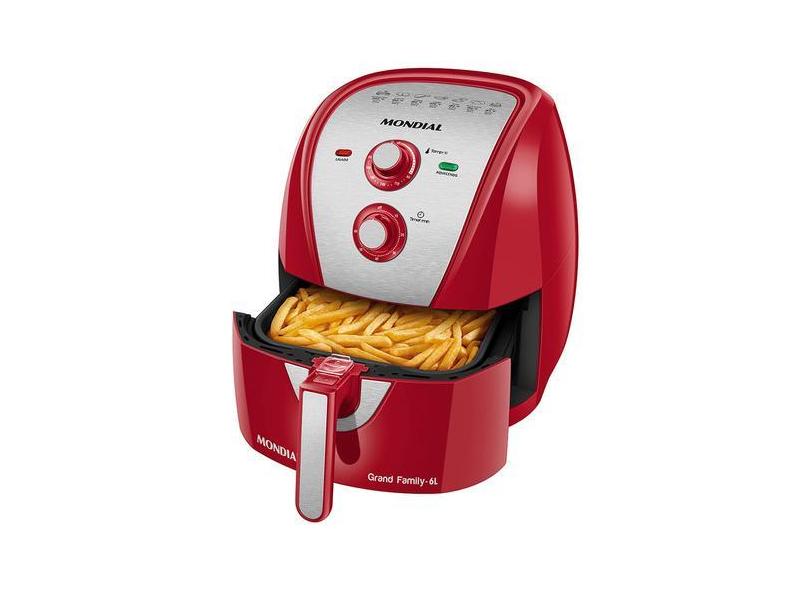 Fritadeira Sem Óleo Air Fryer 6 Litros Afn-60-ri Mondial AFN-60-RI