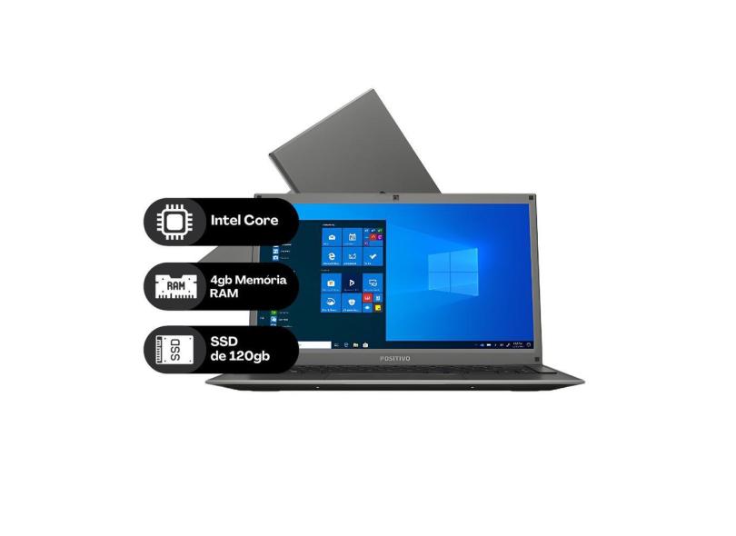 Notebook Positivo Master N1240 Intel Dualcore 4gb Ssd 128gb