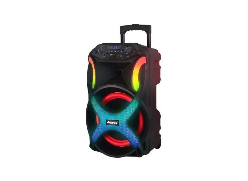 Caixa de Som Amvox Bluetooth ACA 680 Fantasy Preto Bivolt 