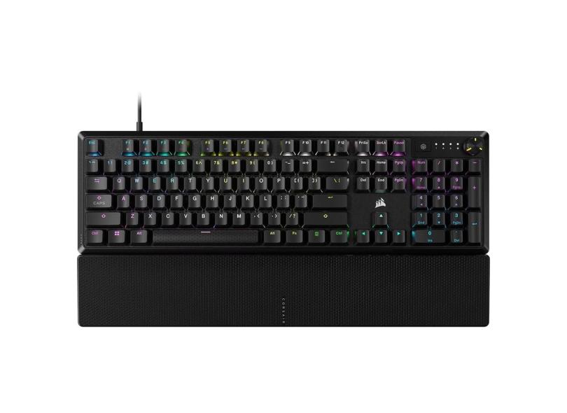 Teclado mecânico para jogos Corsair K70 core rgb preto