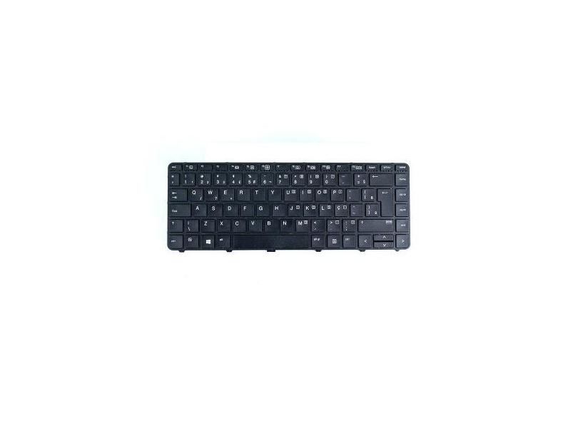 Teclado para Notebook bringIT compatível com HP Probook 645 G3 ABNT2, 