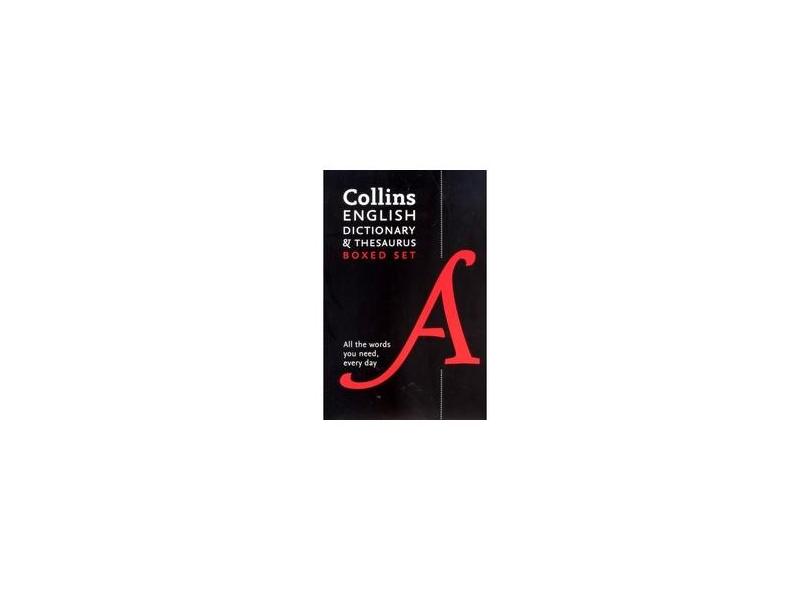 Collins English Dictionary and Thesaurus Boxed Set - Collins Dictionaries - 9780008102661