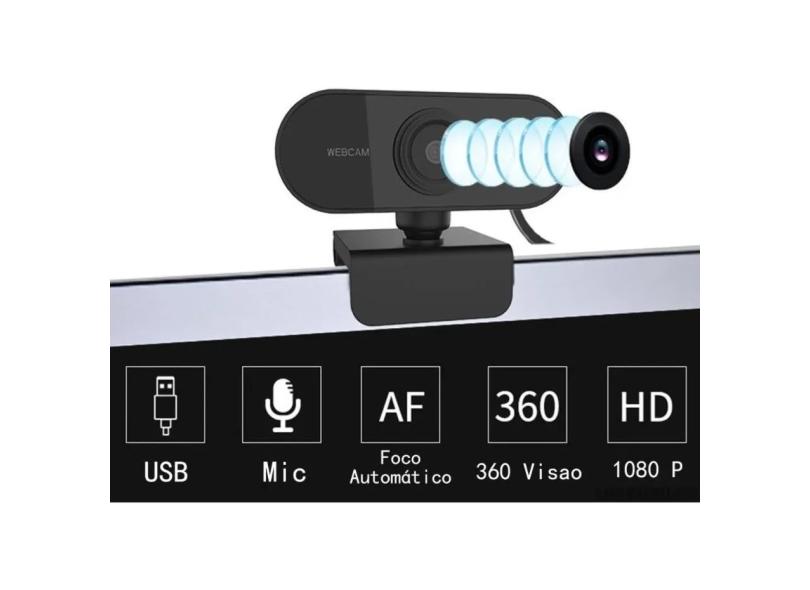 Webcam Full Hd 1080p Usb Câmera Stream Alta Resolução