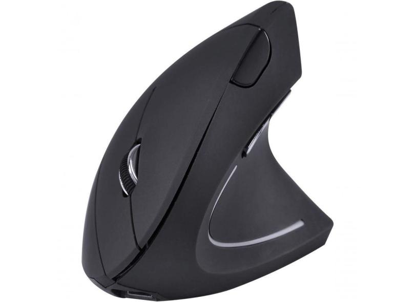 Mouse Vertical s- Fio (wireless E Bluetooth) 2400dpi Ka-6660 Cor Branca