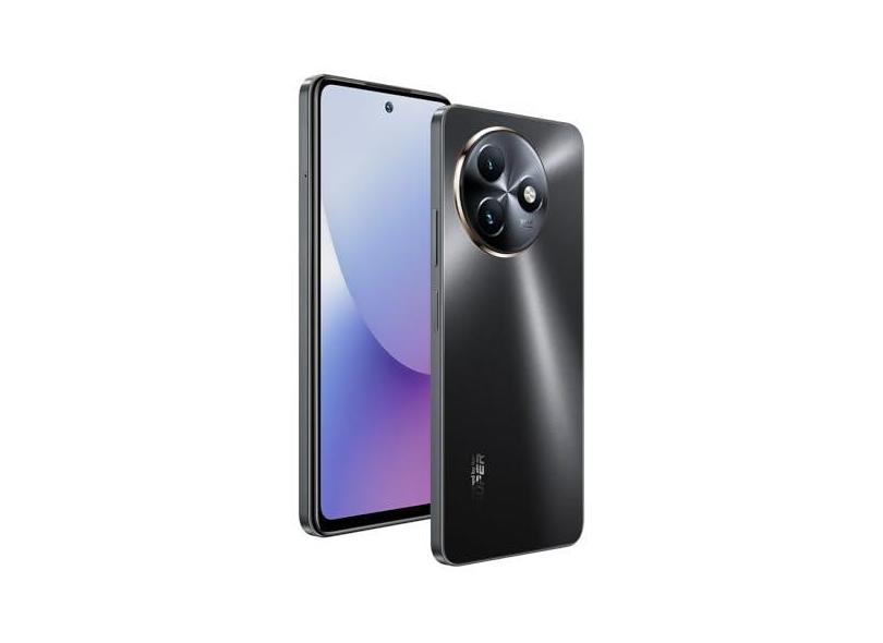 Smartphone itel S24 8+8+256GB celular, Dual SIM, tela 6,7" 120Hz, 108MP Câmera, 5000mAh, Preto