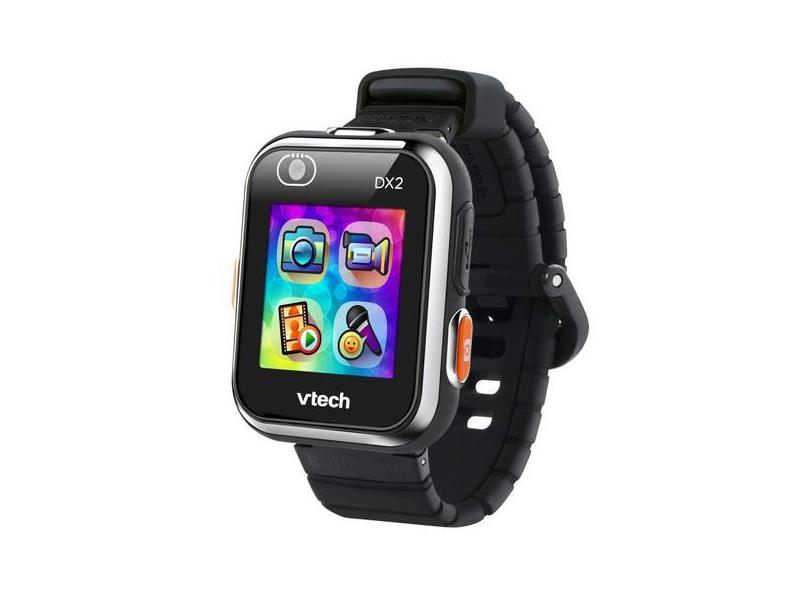 Smartwatch VTech KidiZoom DX2 para crianças, preto