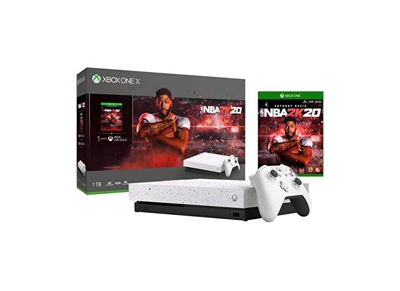 Console Xbox One 1 TB Microsoft NBA 2K20 Special Edition Bundle