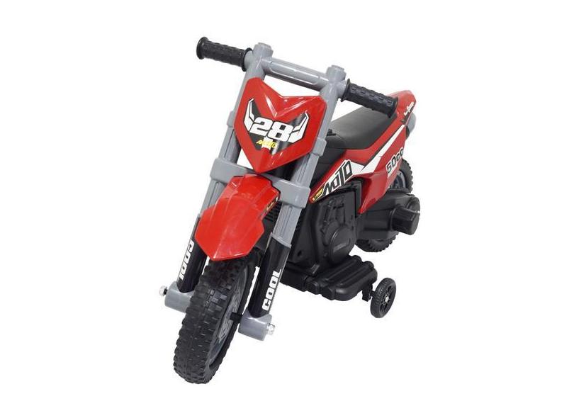 Mini Moto Cross Infantil Elétrica 6V Recarregável Triciclo Criança Ver