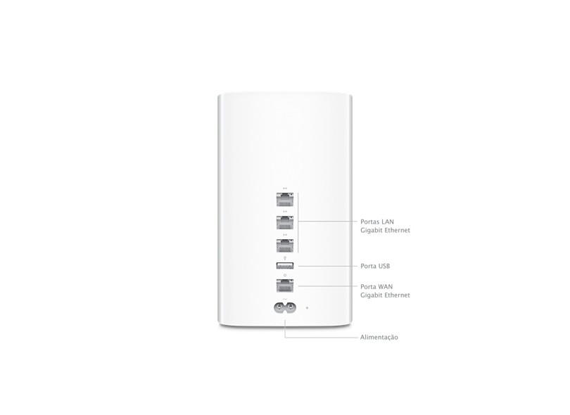 Roteador AirPort Time Capsule 2 TB - Apple