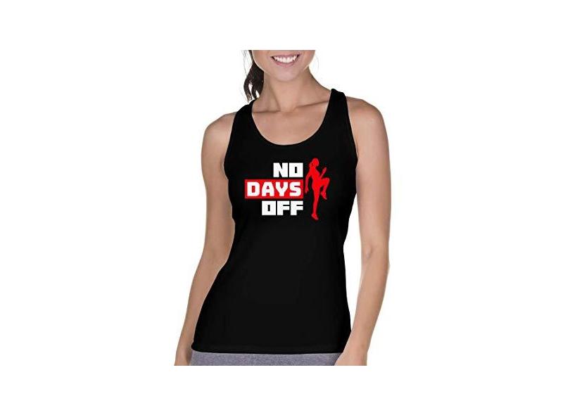 Camiseta Regata Feminina No Days Off - Academia - Fitness