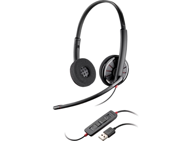 Headset com Microfone Plantronics Blackwire Série 300 C320