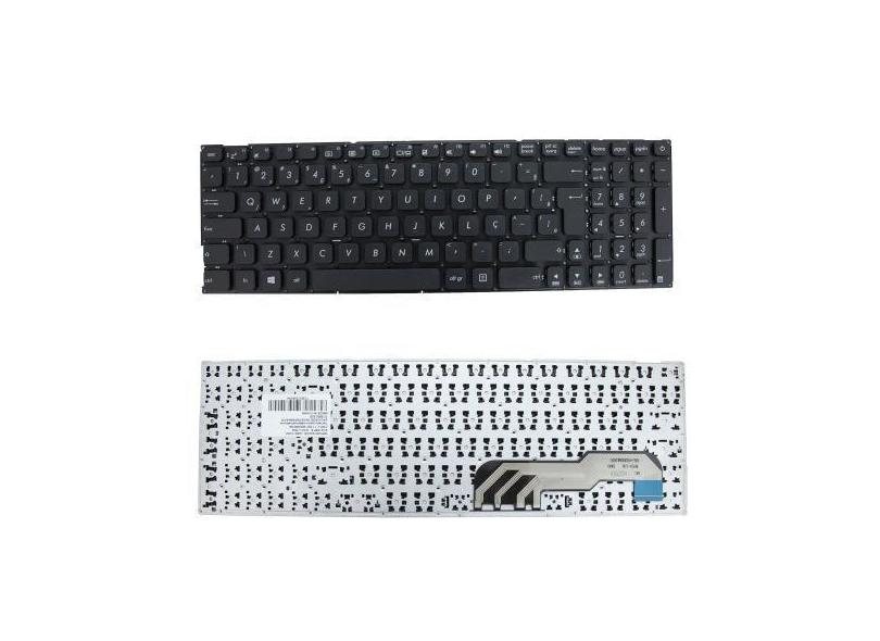 Teclado para Notebook bringIT compatível com Asus Part Number A541UV A