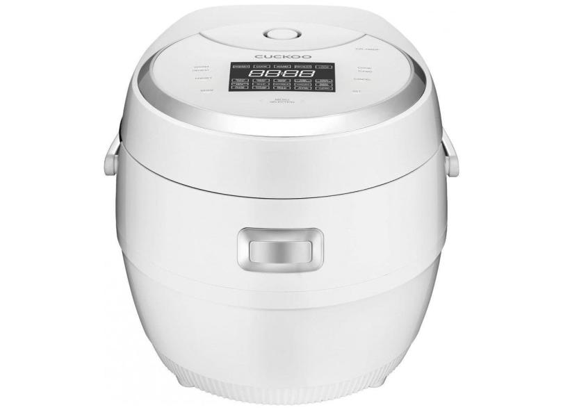 Panela de Pressão Elétrica Multifuncional 1.8L, 16 Definições, Painel Digital, Aço Inoxidável, 890W, 110v, CUCKOO CR 1020F, Branco