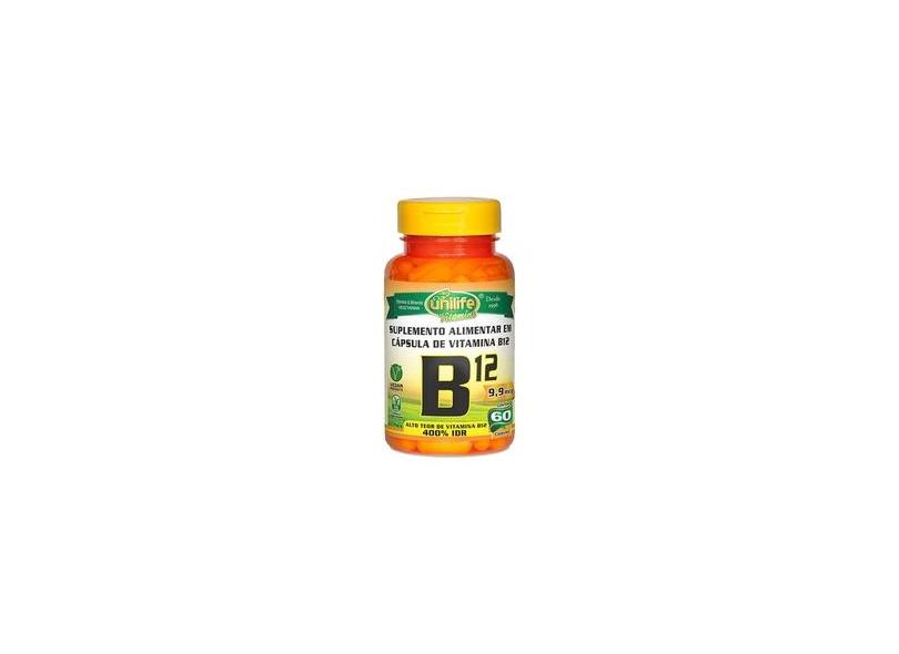 Vitamina B12 Ciaonocobalamina 60 Caps - Unilife