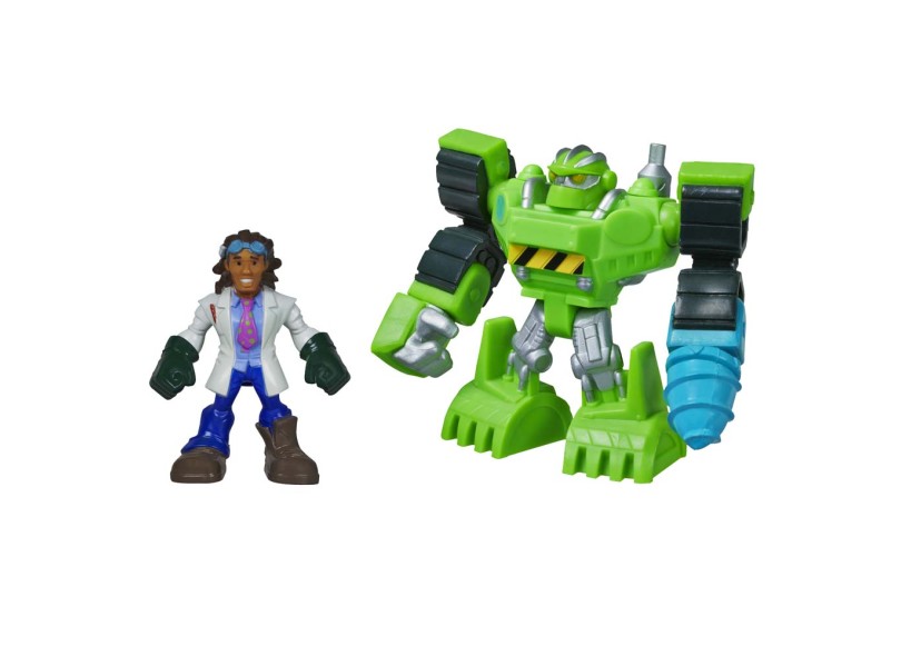 Boneco Transformers A4877 Doutor Greene e  Boulder The Construction - Hasbro