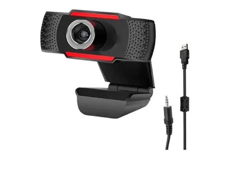 Webcam Câmera Notebook Computador Microfone Usb Hd 1080p Home Ofice Teans Zoom Meet Hangouts