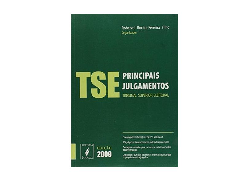 Principais Julgamentos - Tse - Ferreira Filho, Roberval Rocha - 9788577611775