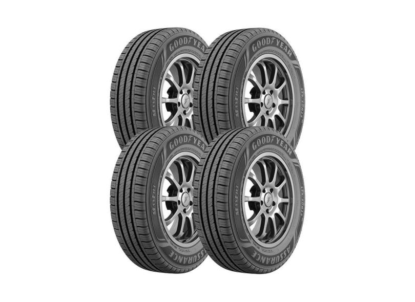 Jogo 4 Pneus Goodyear Aro 13 Assurance Maxlife 175/70R13 82T