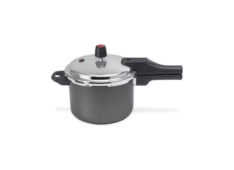 Panela De Pressão Antiaderente Multiflon 4,5L Cinza