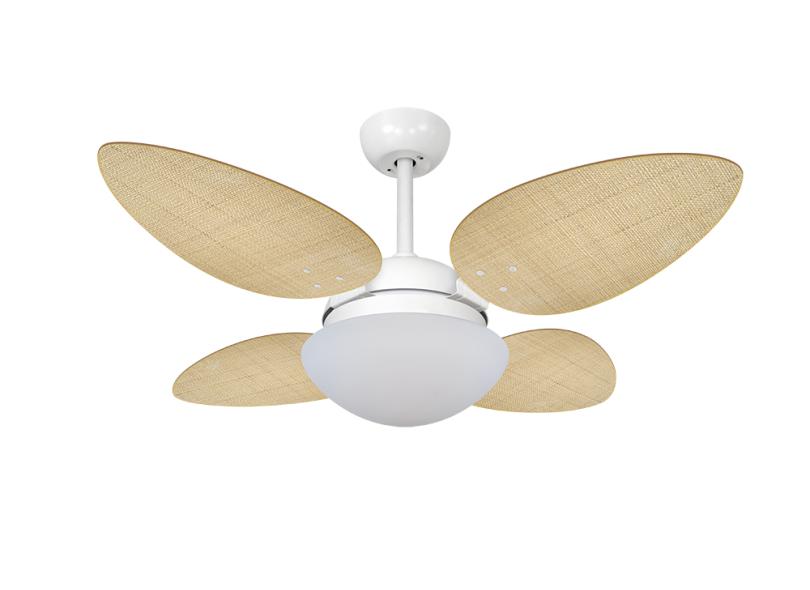 Ventilador de Teto com Controle Remoto Volare VR42 Pétalo Palmae 105 cm 4 Pás
