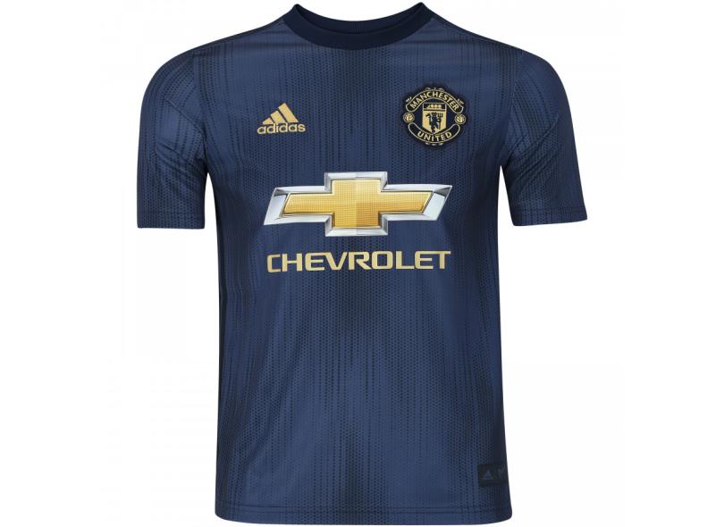 Camisa Torcedor Infantil Manchester United III 2018/19 Adidas