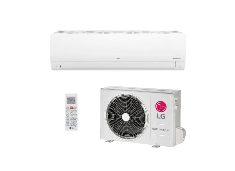 Ar Condicionado Split Hi Wall Inverter LG R-32 Dual Voice + IA 19000 BTUS Quente/Frio 220V S3NW18KL31A.EB2GAM1