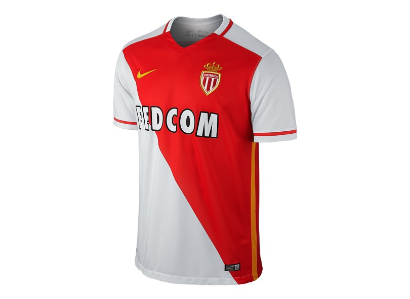 Camisa Torcedor Monaco I 2015/16 sem Número Nike