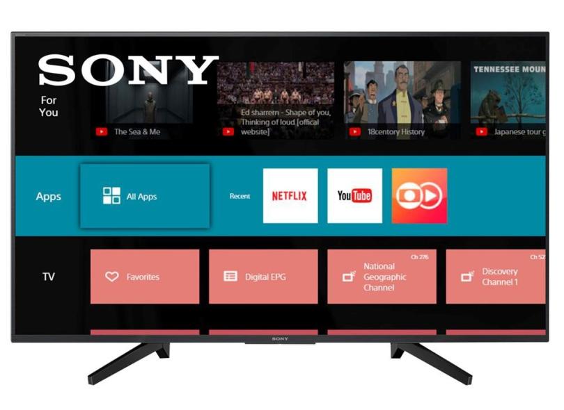 Smart TV TV LED 49" Sony 4K Netflix KD-49X705F 3 HDMI