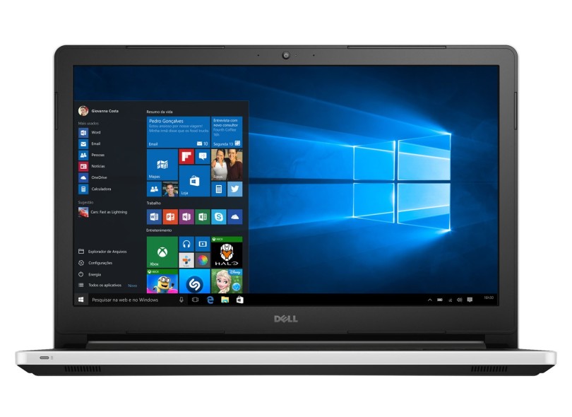 Notebook Dell Inspiron 5000 Intel Core i3 4005U 4 GB de RAM HD 1 TB LED 15.6 " 4400 Windows 10 i15-5558-B10B