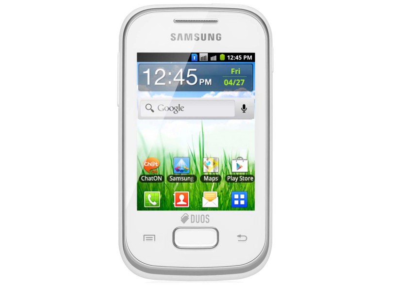 Smartphone Samsung Galaxy Pocket S5302 Câmera 2,0 Megapixels Desbloqueado 3 GB Android 2.3 (Gingerbread) 3G Wi-Fi