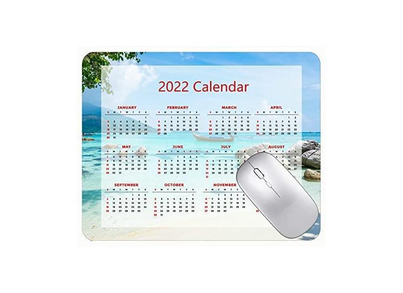 Mouse pad para jogos com design especial 2022, mouse pad tropical, paisagem do mar, praia