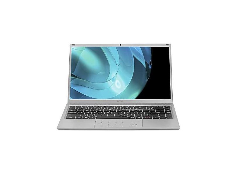Notebook Ultra Linux Intel Core i3 4GB RAM 120GB SSD Tela 14,1 Pol. HD + Tecla Netflix Prata - UB441