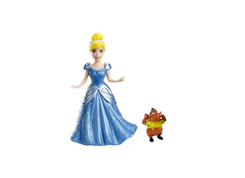 Boneca Princesas Disney Cinderela & Gus Mattel