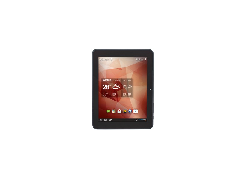Tablet Tectoy 8 GB 8" Wi-Fi Suporte para Modem 3G Android 4.1 (Jelly Bean) 2 MP TT-2800
